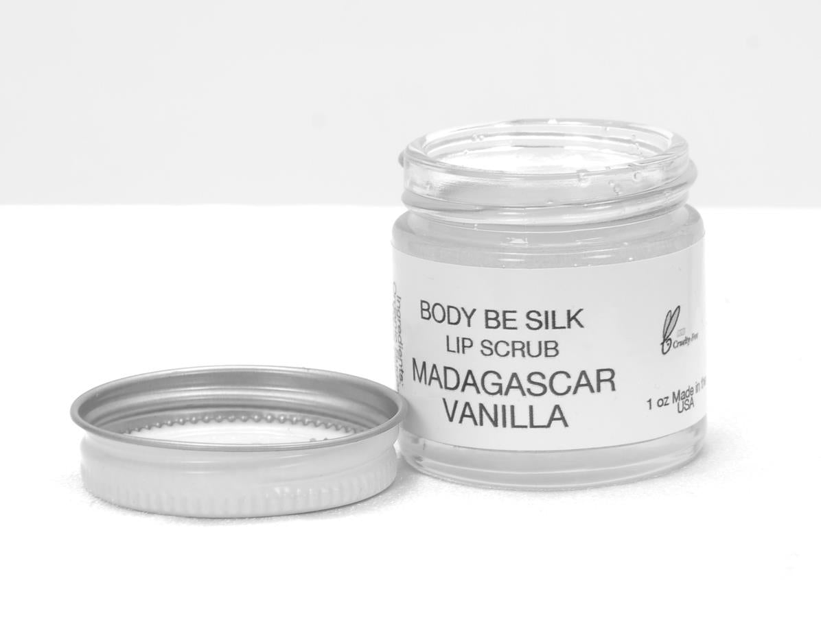 The Madagascar Vanilla Lip Scrub - Body Be Silk