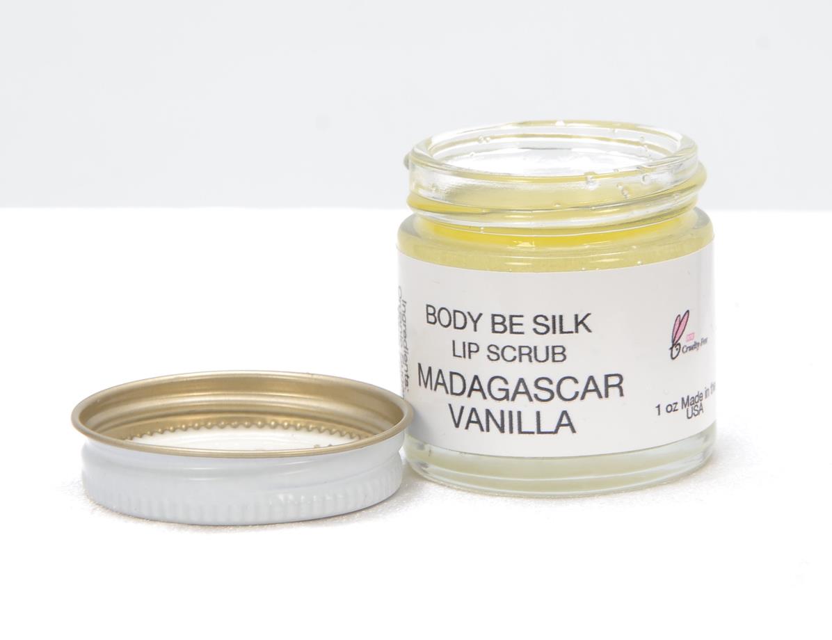 The Madagascar Vanilla Lip Scrub - Body Be Silk