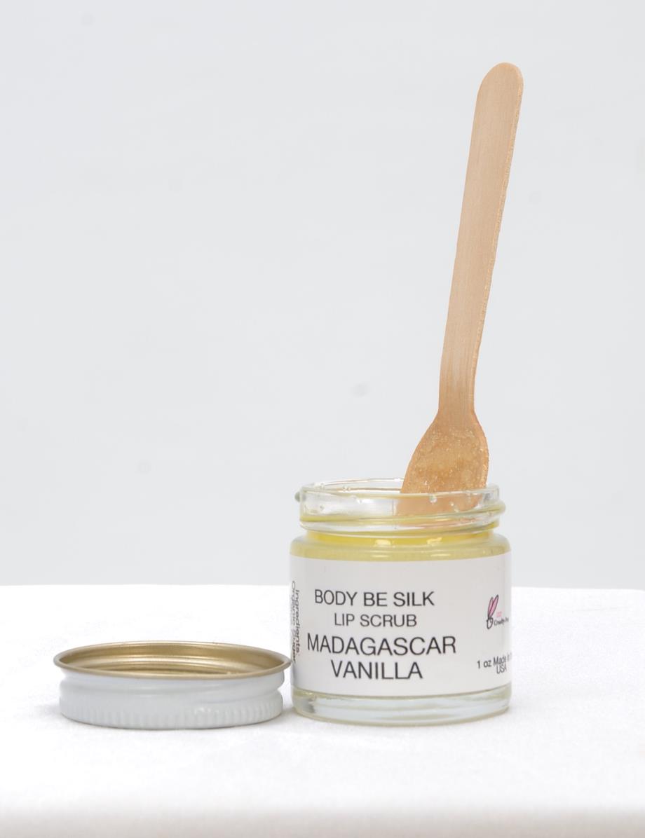 The Madagascar Vanilla Lip Scrub - Body Be Silk