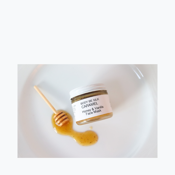 Caramel  honey & vanilla face mask