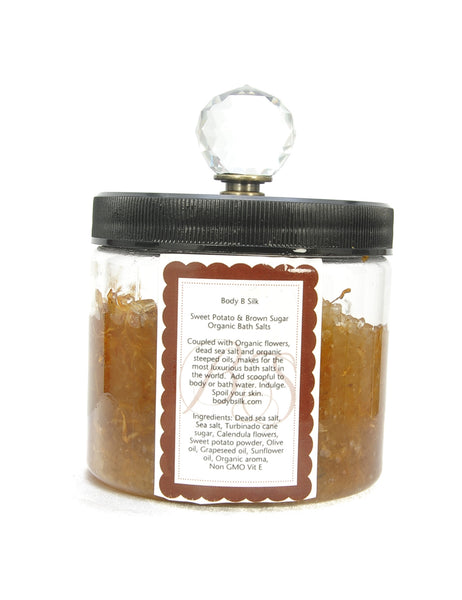 "Sweet Potato & Brown Sugar Bath Salts"    LIMITED TIME - Body Be Silk